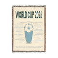World Cup 2026 Woven Blanket - 2026 Teams | Green/Blue