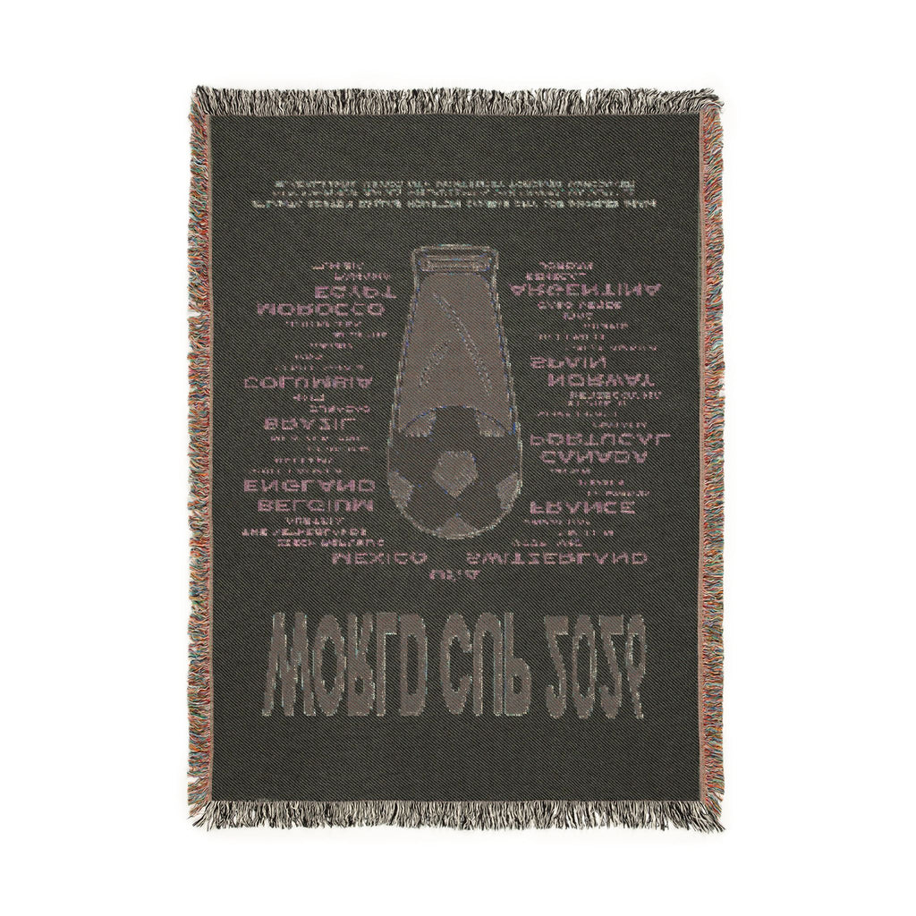 World Cup 2026 Woven Blanket - 2026 Teams | Burgundy/Cream