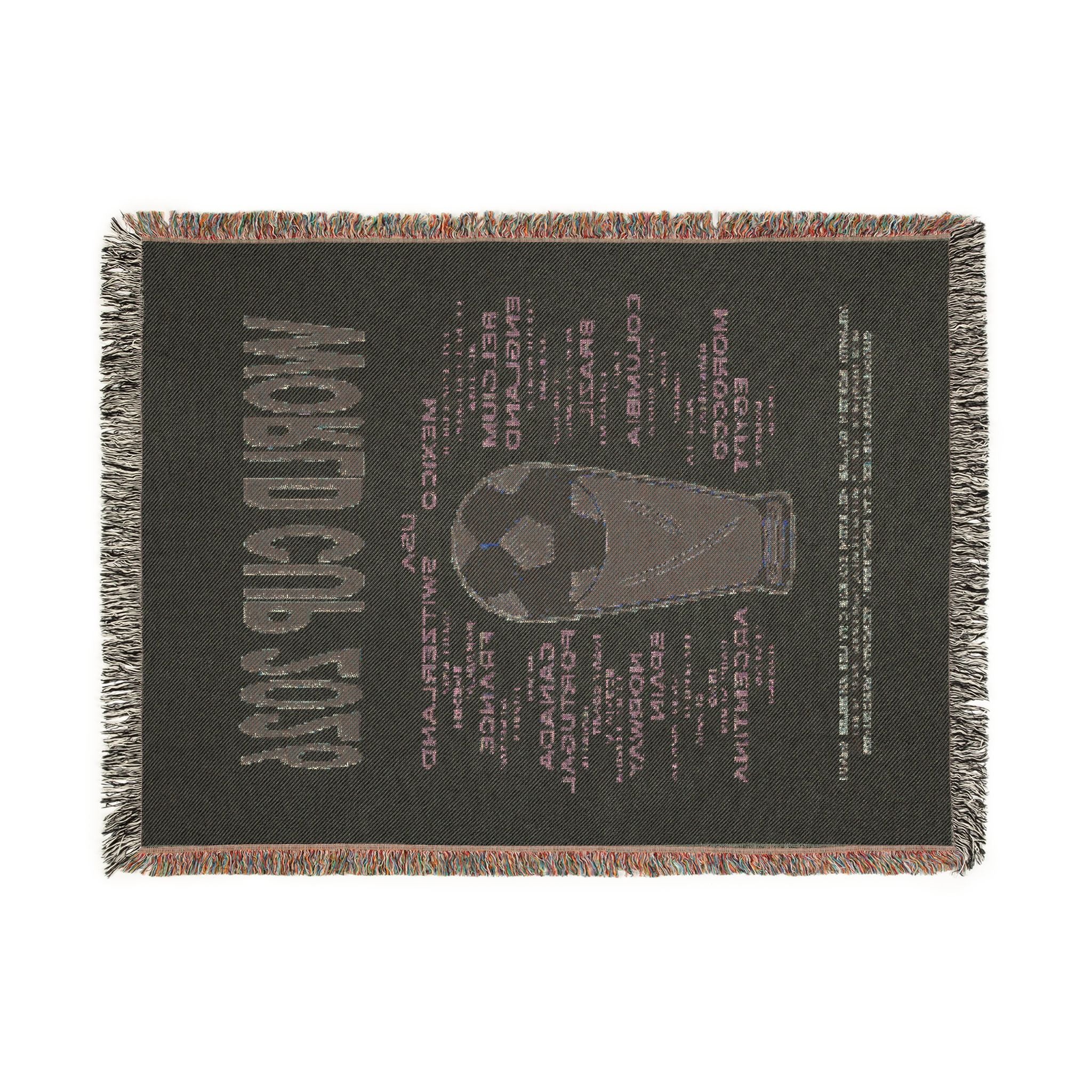 World Cup 2026 Woven Blanket - 2026 Teams | Burgundy/Cream