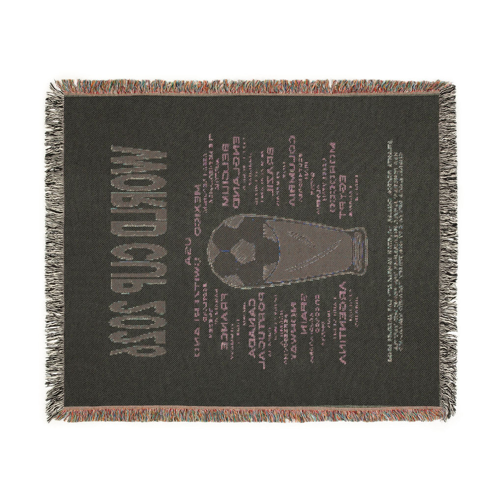 World Cup 2026 Woven Blanket - 2026 Teams | Burgundy/Cream