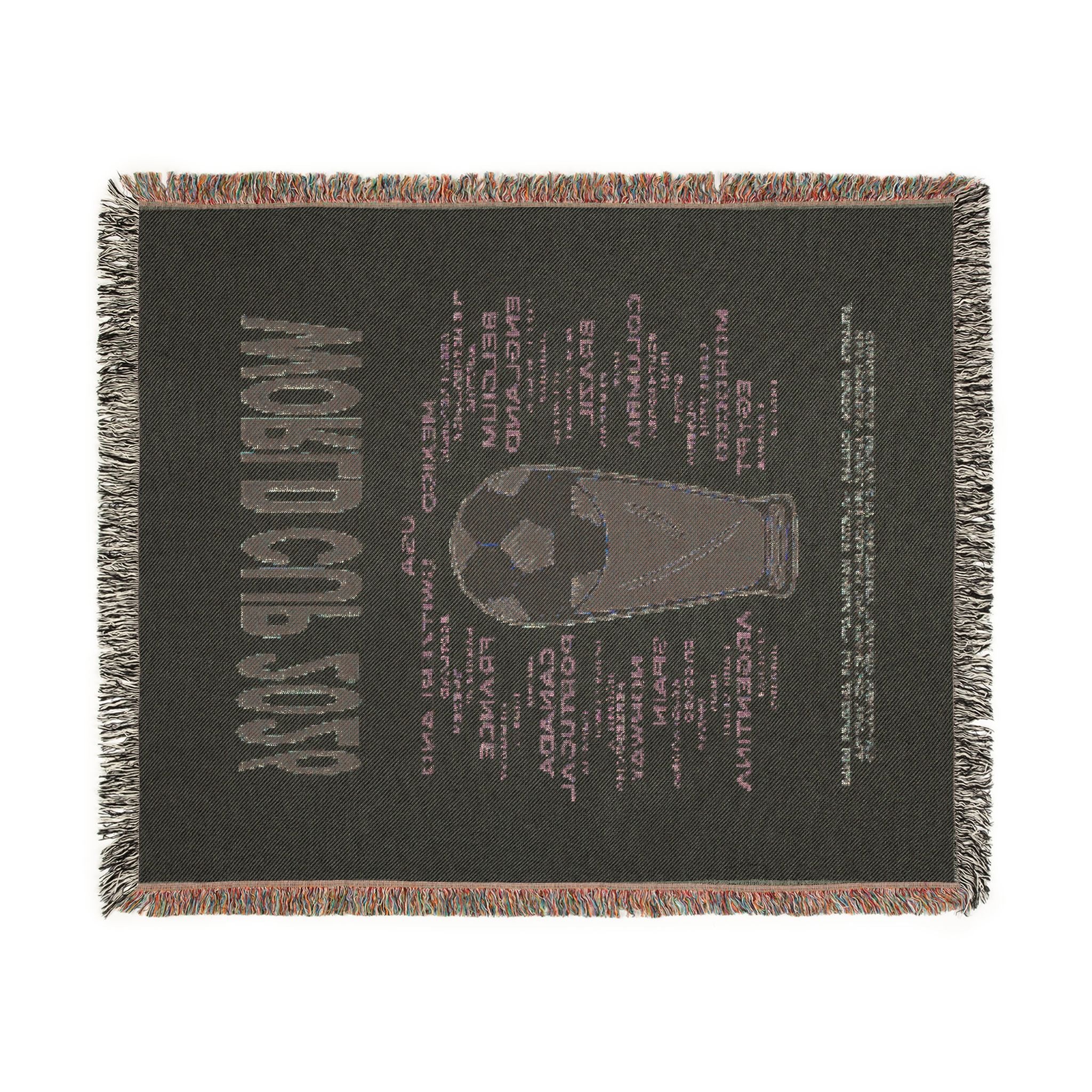 World Cup 2026 Woven Blanket - 2026 Teams | Burgundy/Cream