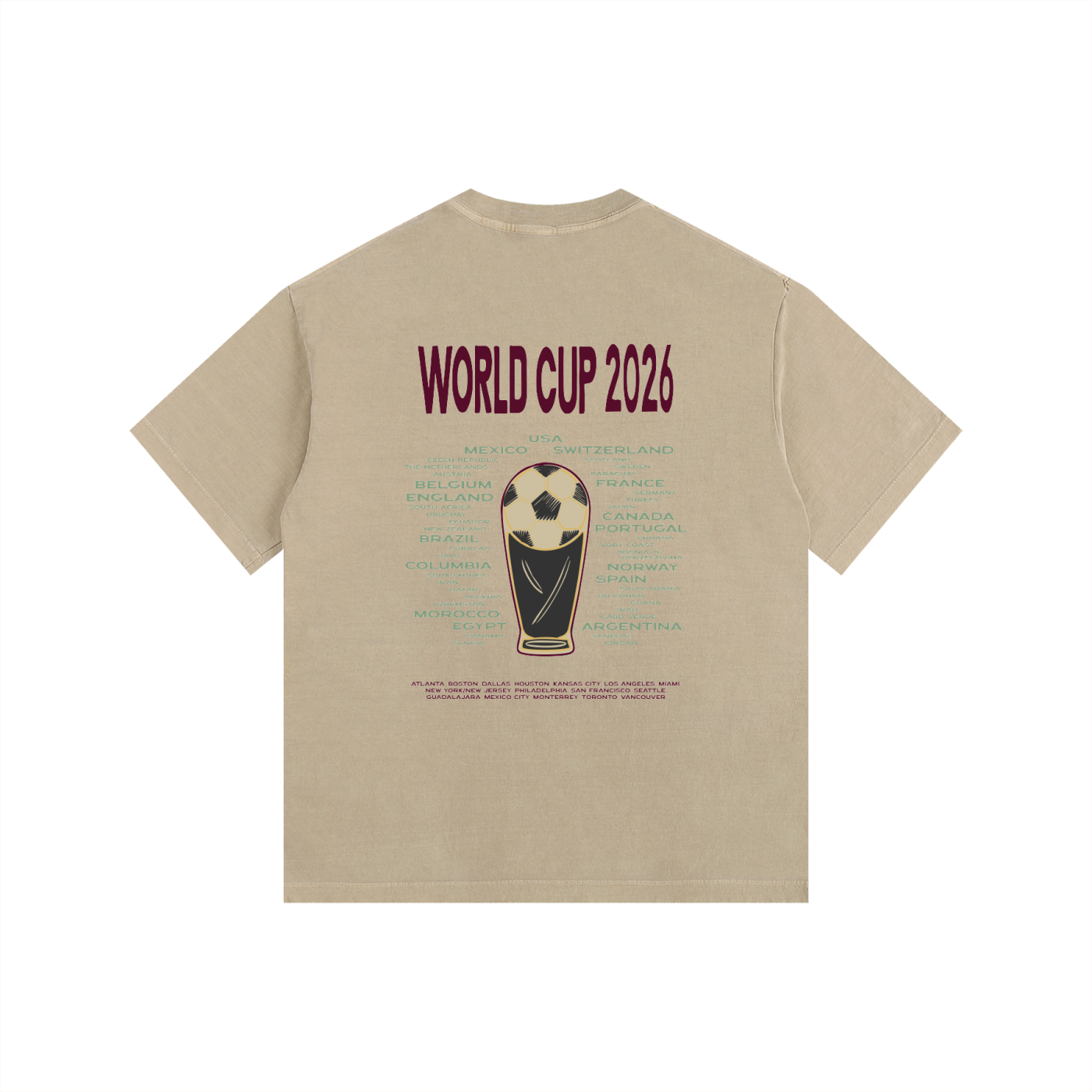 Vintage Washed Oversized Cotton T-Shirt