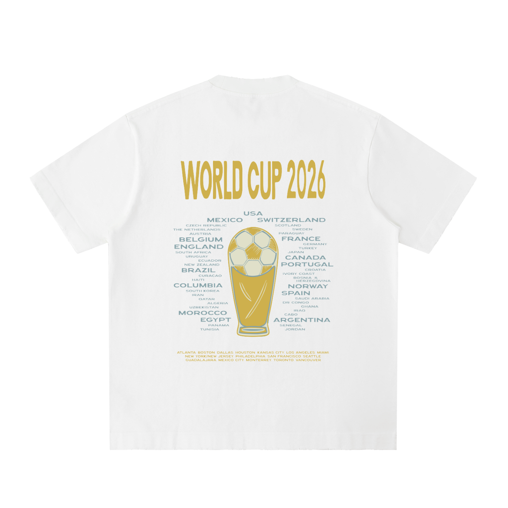 Heavyweight Vintage Washed Frayed T-Shirt
