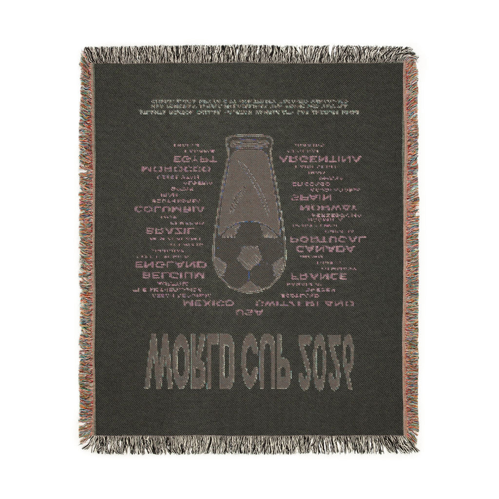 World Cup 2026 Woven Blanket - 2026 Teams | Burgundy/Cream