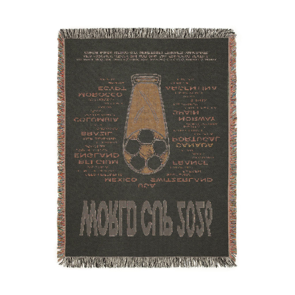 World Cup 2026 Woven Blanket - 2026 Teams | Green/Blue