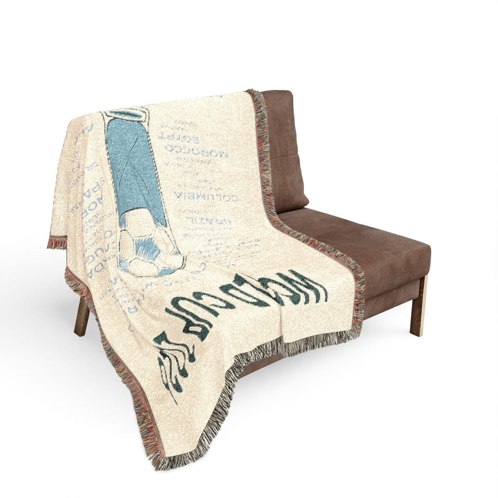 World Cup 2026 Woven Blanket - 2026 Teams | Green/Blue