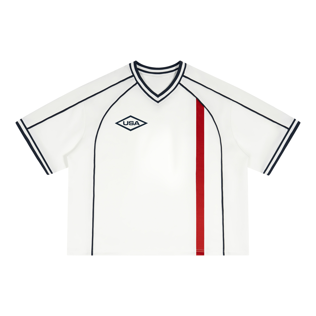 World Cup 2026 - Unisex Boxy V-Neck Soccer Jersey
