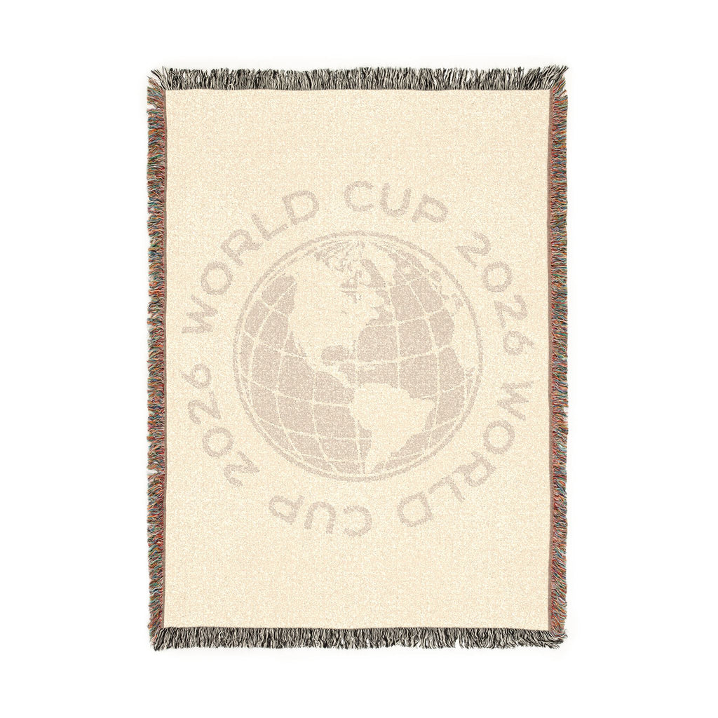 World Cup 2026 Woven Blanket — Global Soccer Throw