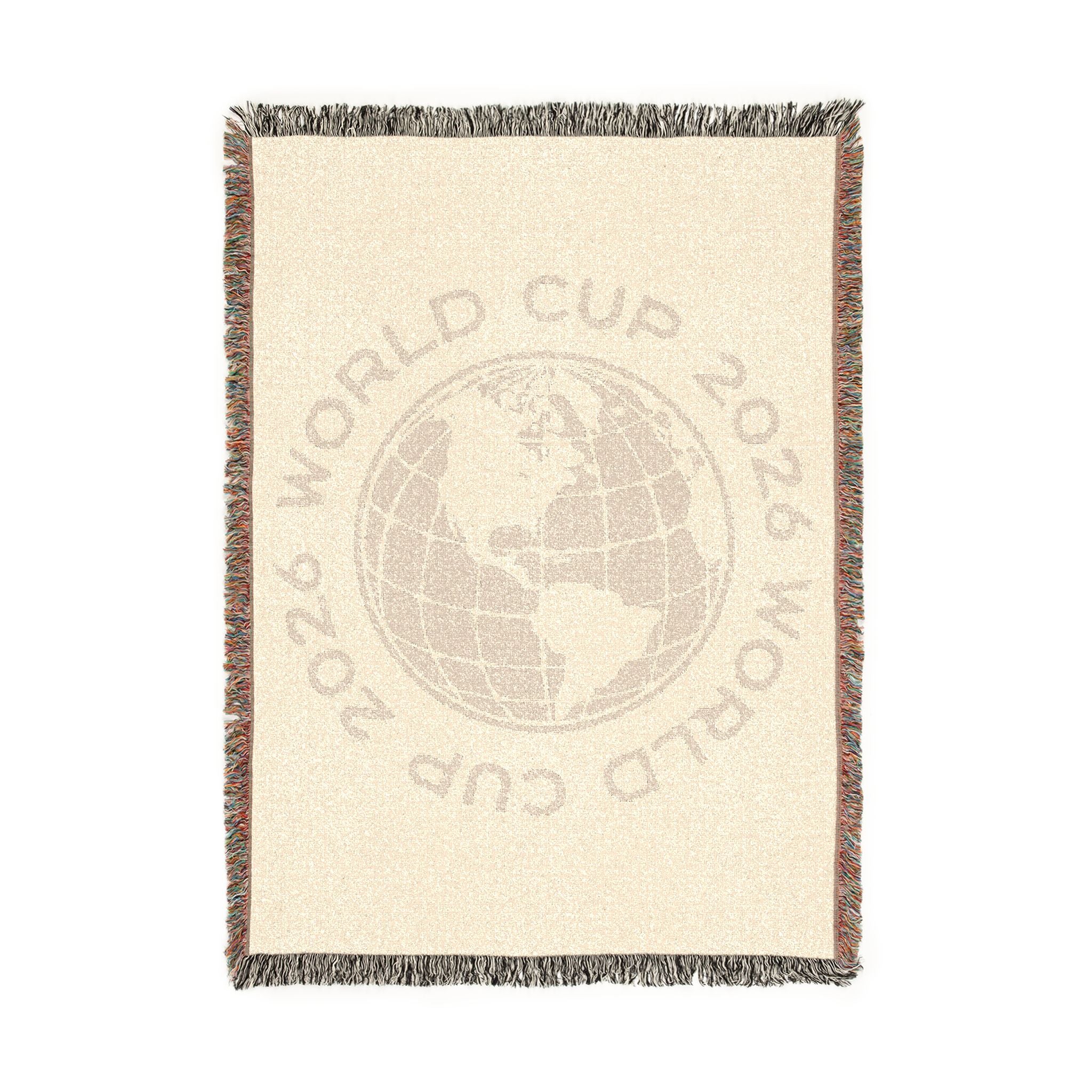 World Cup 2026 Woven Blanket — Global Soccer Throw