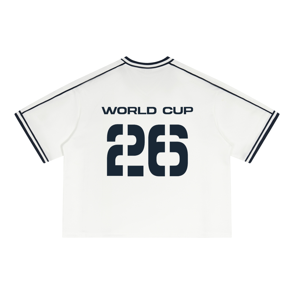 World Cup 2026 - Unisex Boxy V-Neck Soccer Jersey