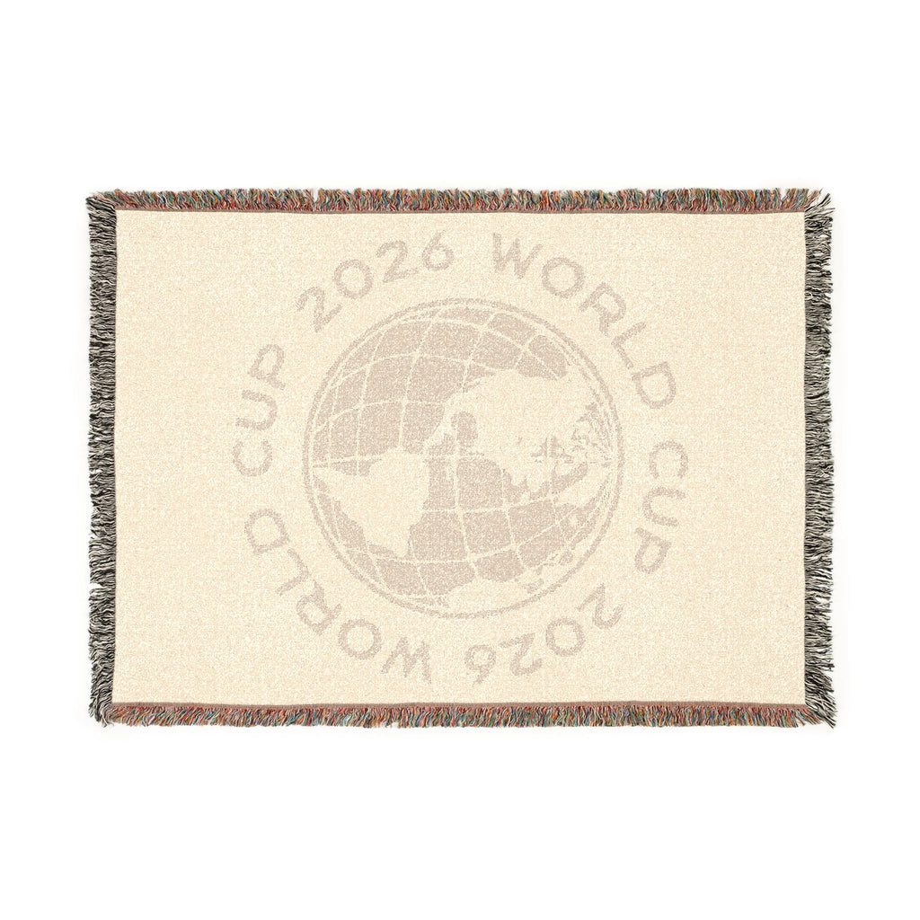 World Cup 2026 Woven Blanket — Global Soccer Throw