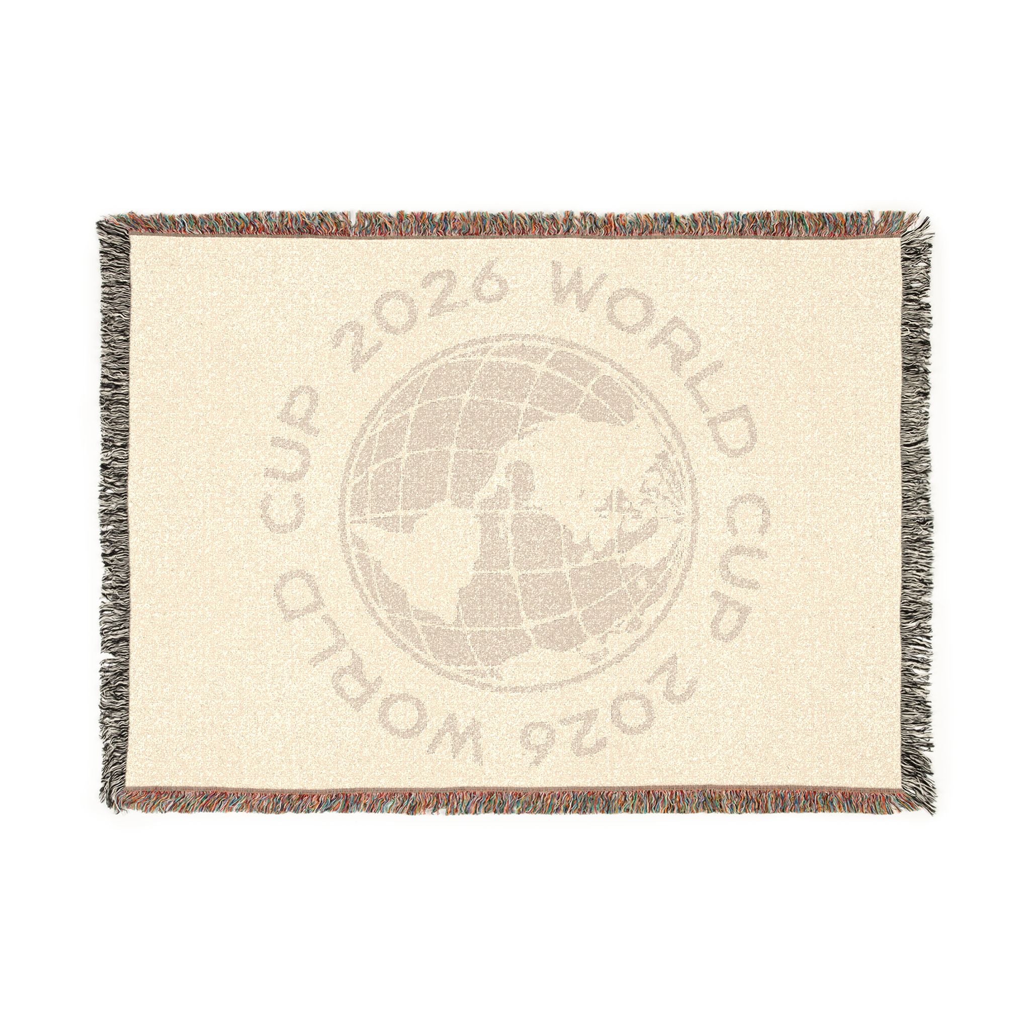World Cup 2026 Woven Blanket — Global Soccer Throw