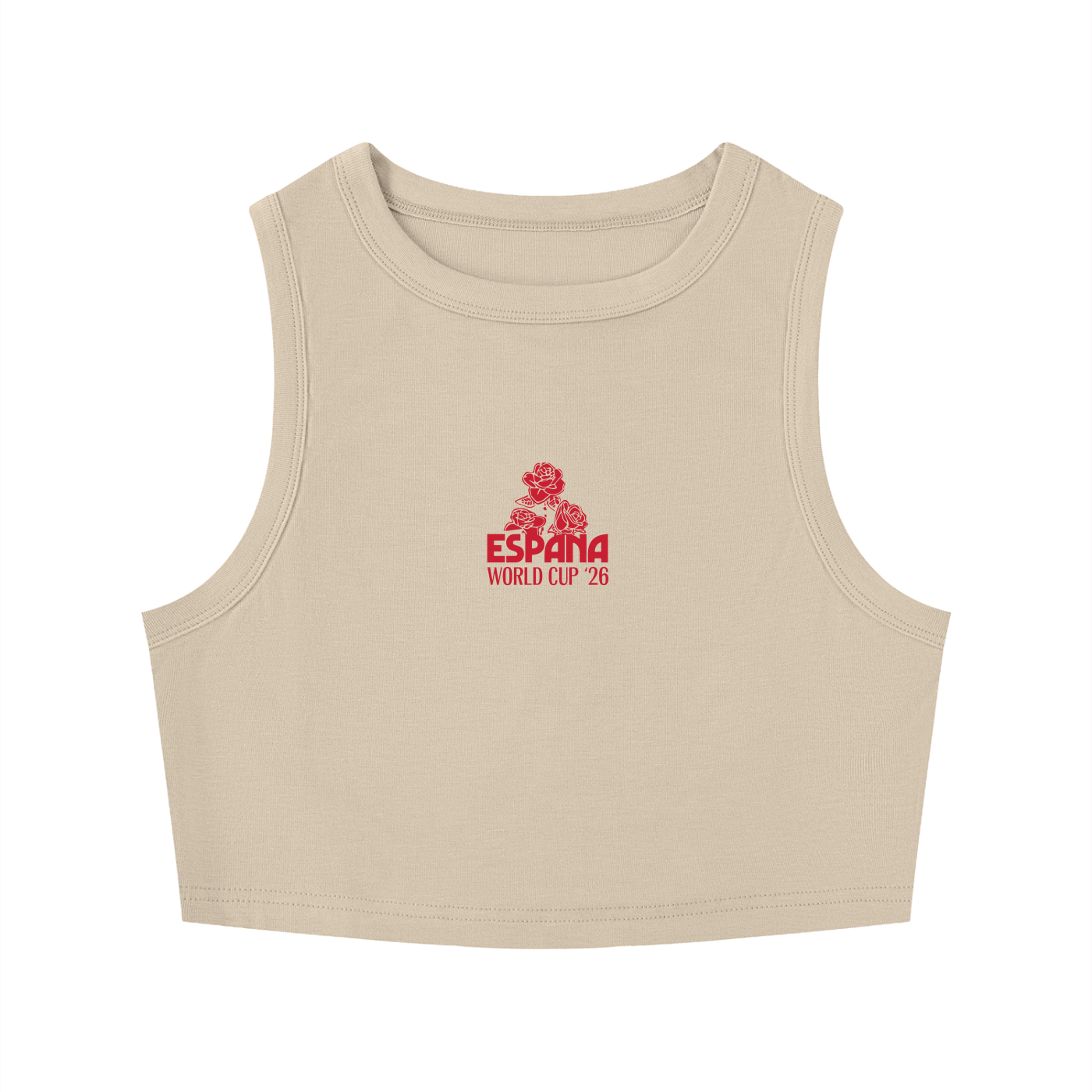 Women's Espana Crewneck Crop Tank Top