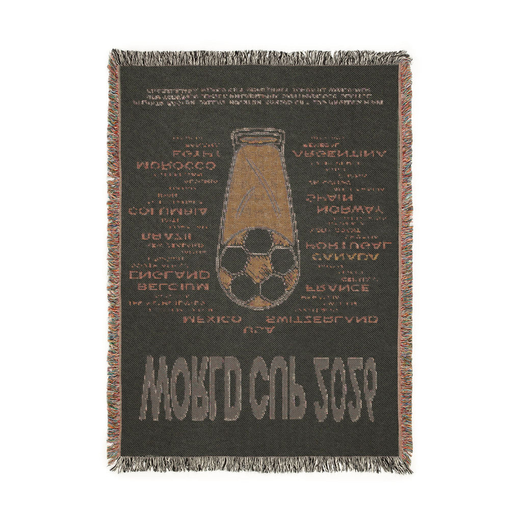 World Cup 2026 Woven Blanket - 2026 Teams | Green/Blue