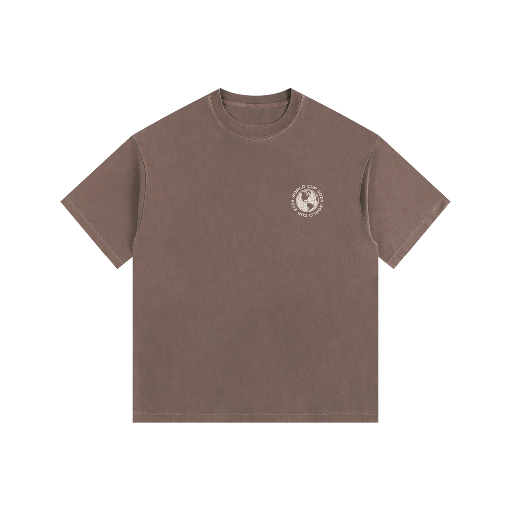 World Cup 2026 - Vintage Washed Oversized Cotton T-Shirt