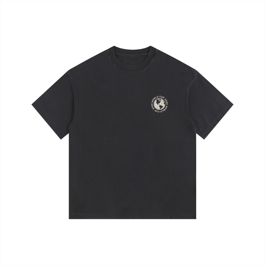 World Cup 2026 - Vintage Washed Oversized Cotton T-Shirt