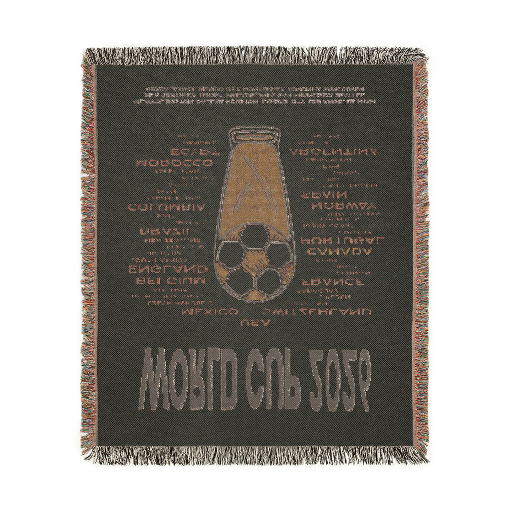 World Cup 2026 Woven Blanket - 2026 Teams | Green/Blue