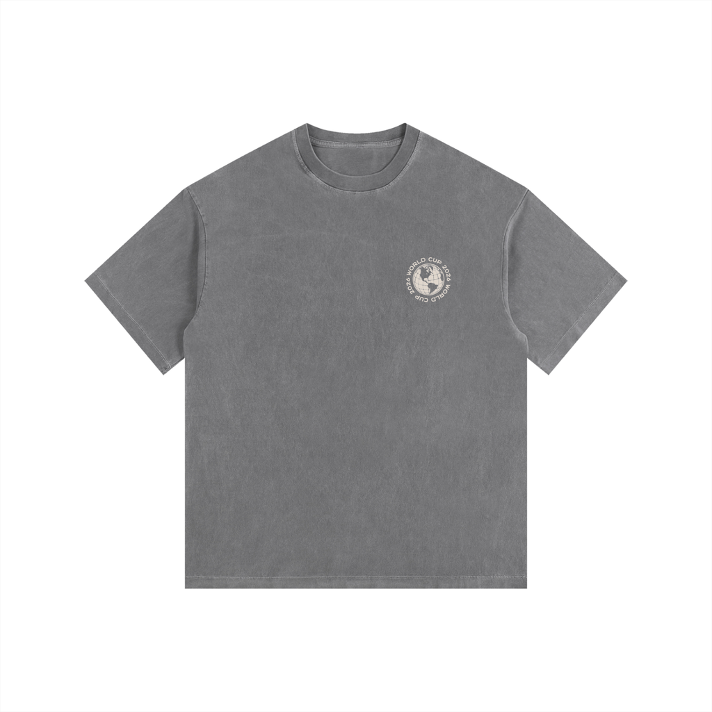 World Cup 2026 - Vintage Washed Oversized Cotton T-Shirt