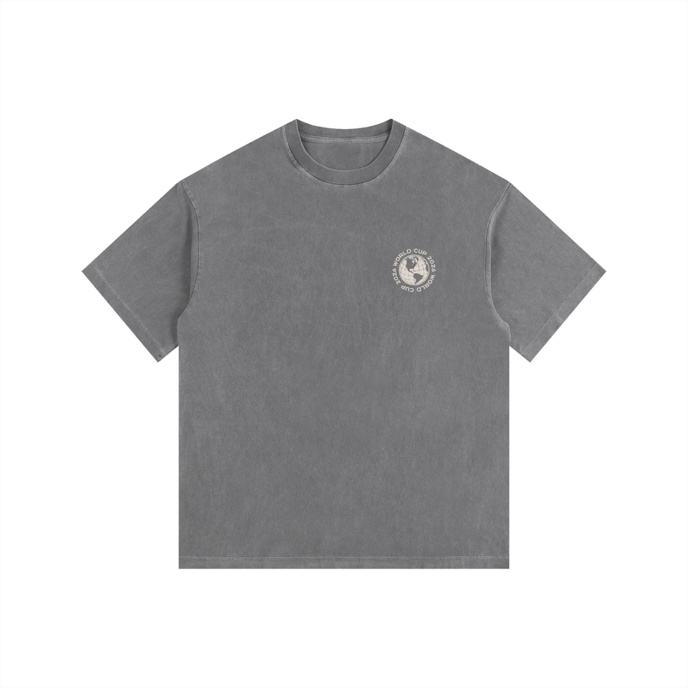 World Cup 2026 - Vintage Washed Oversized Cotton T-Shirt