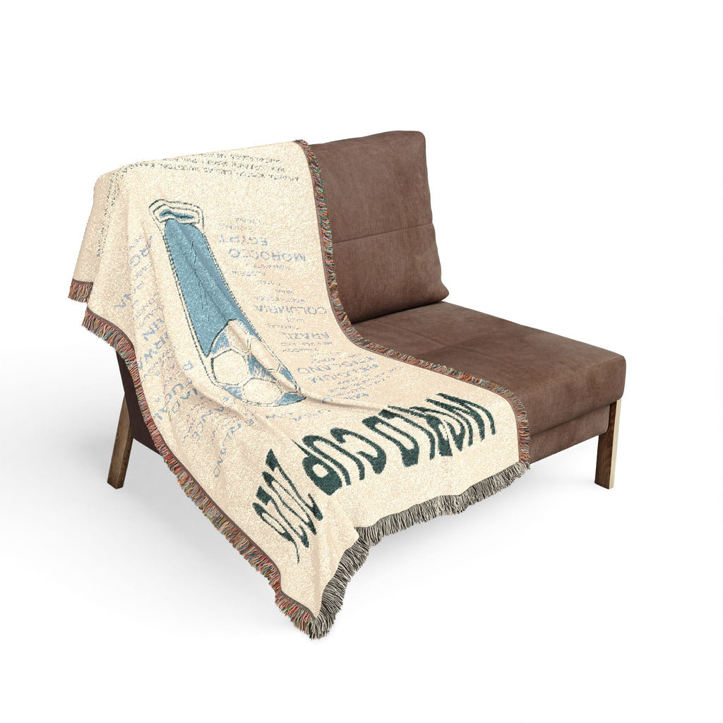World Cup 2026 Woven Blanket - 2026 Teams | Green/Blue