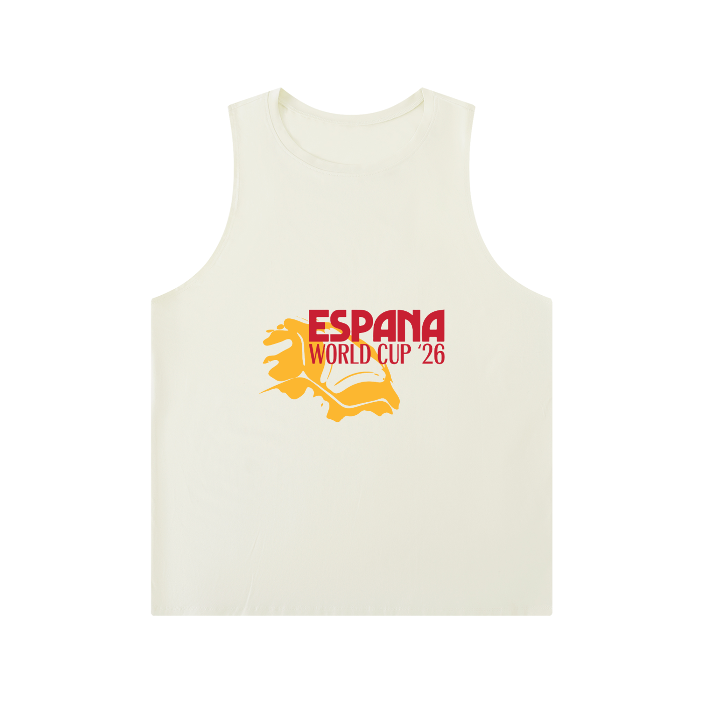 Men's Solid Color Crewneck Tank Top