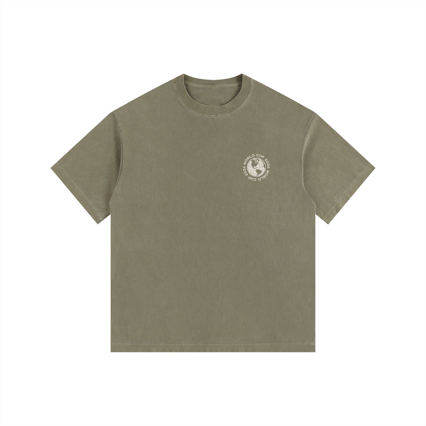 World Cup 2026 - Vintage Washed Oversized Cotton T-Shirt
