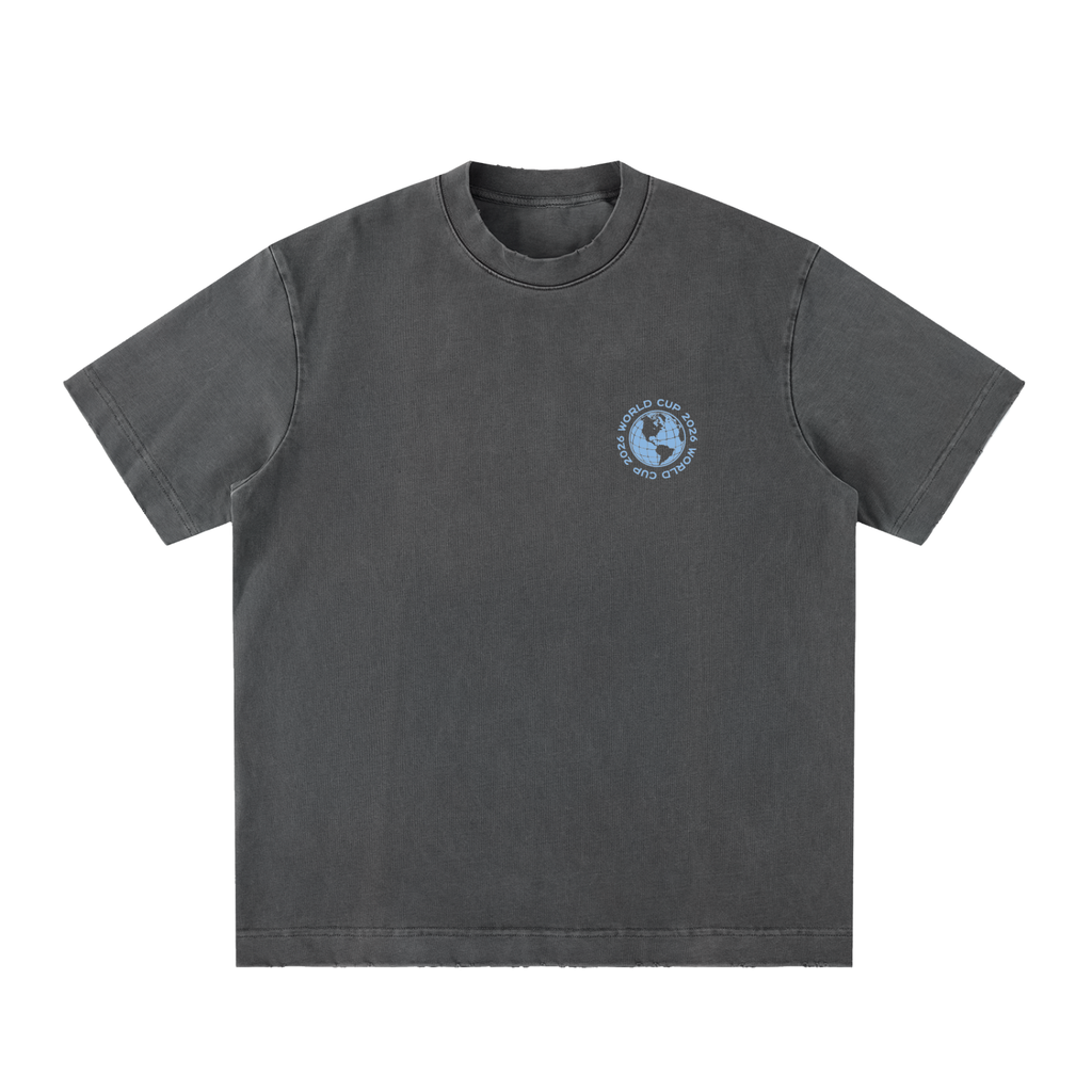 Heavyweight Vintage Washed Frayed T-Shirt