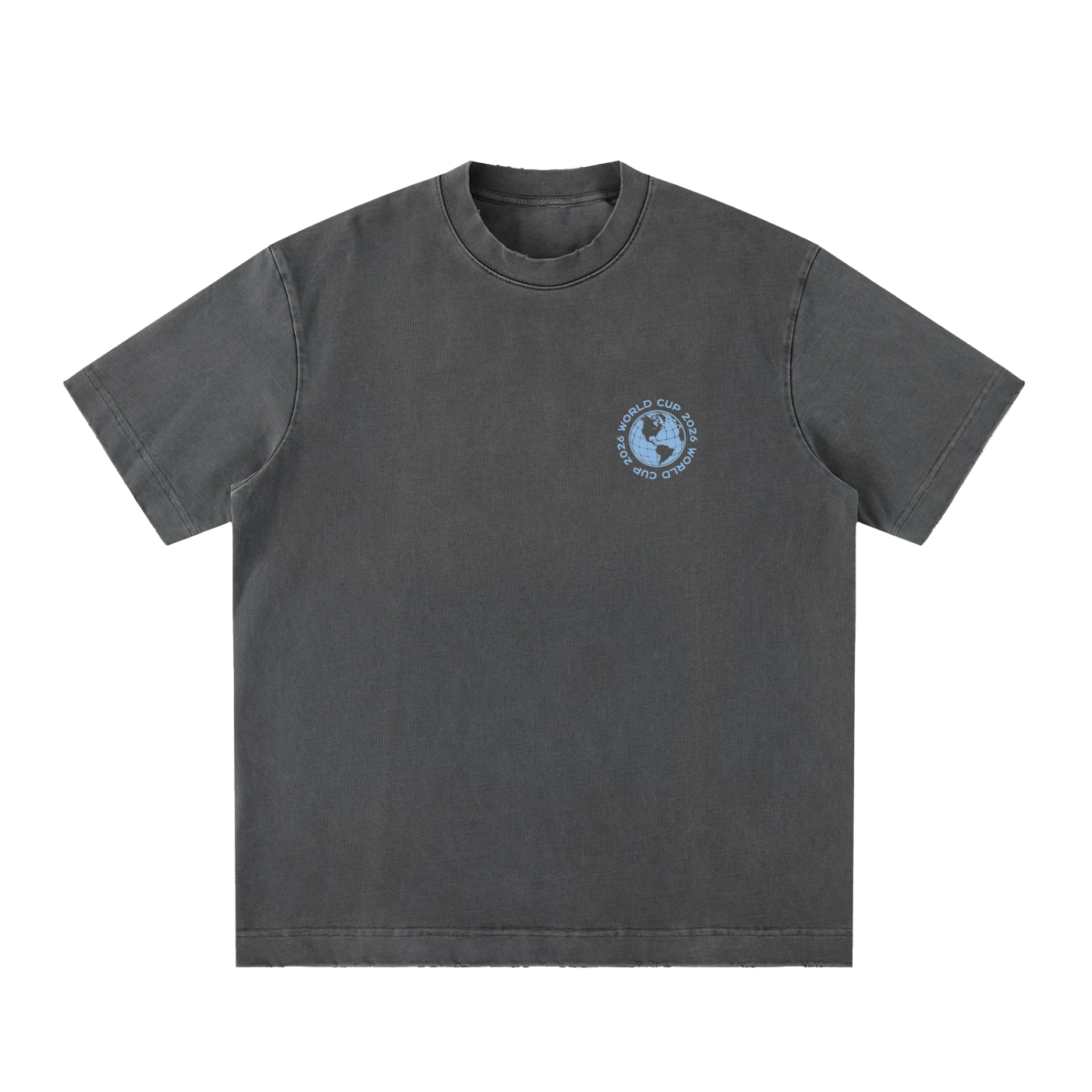 Heavyweight Vintage Washed Frayed T-Shirt