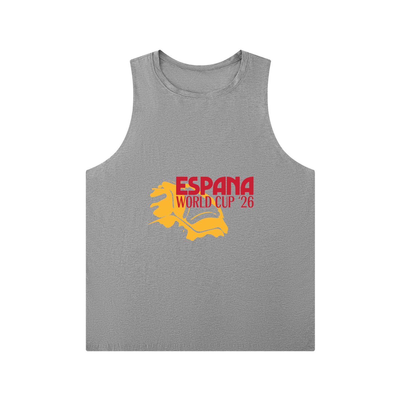 Men's Solid Color Crewneck Tank Top