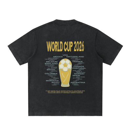 Heavyweight Vintage Washed Frayed T-Shirt